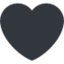 Black Heart emoji on X / Twitter