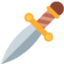 Dagger emoji on X / Twitter