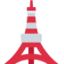 Tokyo Tower emoji on X / Twitter