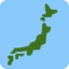 Umriss von Japan-Emoji auf X / Twitter
