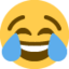 Face with Tears of Joy emoji on X / Twitter
