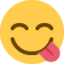 Face Savoring Food emoji on X / Twitter