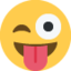 Winking Face with Tongue emoji on X / Twitter