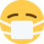 Emoji Faccina con mascherina su X / Twitter