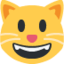 Emoji Gatto che sorride su X / Twitter