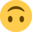 Upside-Down Face emoji on X / Twitter