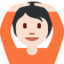 Emoji Gerak isyarat okey: ton kulit cerah pada X / Twitter