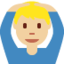 Man Gesturing OK: Medium-Light Skin Tone emoji on X / Twitter