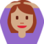 Emoji Donna con gesto OK: carnagione olivastra su X / Twitter