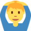 Man Gesturing OK emoji on X / Twitter