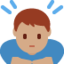 Man Bowing: Medium Skin Tone emoji on X / Twitter