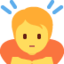 Sich verbeugende Person-Emoji auf X / Twitter
