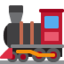 Dampflokomotive-Emoji auf X / Twitter