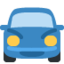 Auto von vorne-Emoji auf X / Twitter