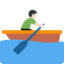 Man Rowing Boat: Light Skin Tone emoji on X / Twitter