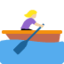 Woman Rowing Boat: Medium-Light Skin Tone emoji on X / Twitter