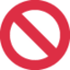 Emoji Symbole d’interdiction sur X / Twitter