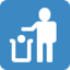 Litter in Bin Sign emoji on X / Twitter