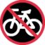 No Bicycles emoji on X / Twitter