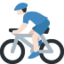 Emoji Ciclista uomo: carnagione chiara su X / Twitter