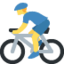 Radfahrer-Emoji auf X / Twitter