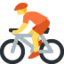 Person Biking emoji on X / Twitter