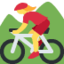 Mountainbikerin-Emoji auf X / Twitter