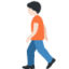 Person Walking: Light Skin Tone emoji on X / Twitter