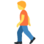 Person Walking emoji on X / Twitter