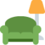 Emoji Sofa dan lampu pada X / Twitter