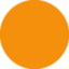 Orange Circle emoji on X / Twitter