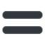 Heavy Equals Sign emoji on X / Twitter