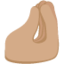 Zusammengedrückte Finger: mittlere Hautfarbe-Emoji auf X / Twitter