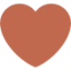 Emoji Hati perang pada X / Twitter