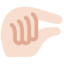Pinching Hand: Light Skin Tone emoji on X / Twitter