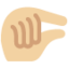 Pinching Hand: Medium-Light Skin Tone emoji on X / Twitter