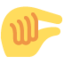 Pinching Hand emoji on X / Twitter