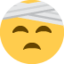 Face with Head-Bandage emoji on X / Twitter