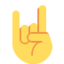 Sign of the Horns emoji on X / Twitter