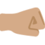 Right-Facing Fist: Medium Skin Tone emoji on X / Twitter