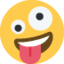 Zany Face emoji on X / Twitter