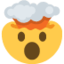 Exploding Head emoji on X / Twitter