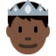 Prinz: dunkle Hautfarbe-Emoji auf X / Twitter