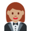 Emoji Donna in smoking: carnagione olivastra su X / Twitter