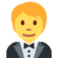 Person im Smoking-Emoji auf X / Twitter