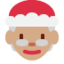 Emoji Pn. Claus: ton kulit sederhana pada X / Twitter