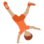 Rad schlagende Person: mittlere Hautfarbe-Emoji auf X / Twitter