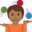 Person Juggling: Medium-Dark Skin Tone emoji on X / Twitter