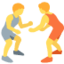 People Wrestling emoji on X / Twitter