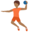 Person Playing Handball: Medium-Dark Skin Tone emoji on X / Twitter